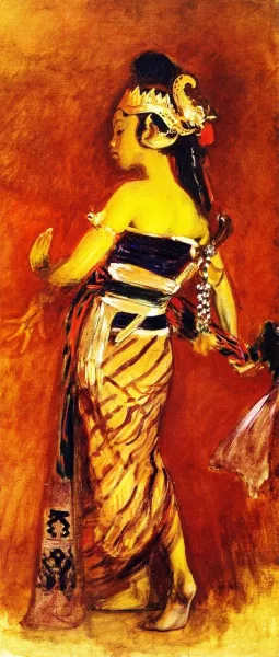 A Javanese Dancing Girl