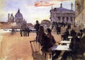 Cafe on the Riva degli Schiavoni, Venice