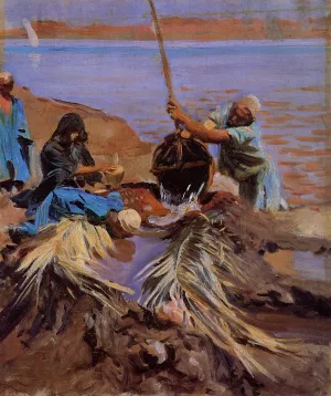 Egyptians Raising Water from the Nile