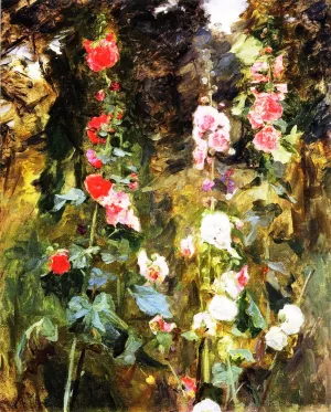 Hollyhocks, Isle of Shoals