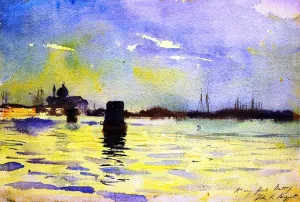 On the Lagoons, Venice also known as View from the Bacino, S. Giorgio Maggiore to the Left, Venice