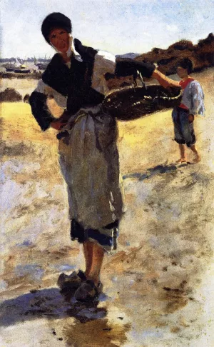 Study for 'Oyster Gatherers at Cancale'