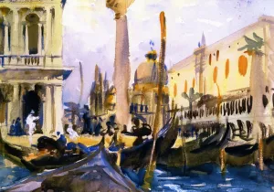 The Piazzetta with Gondolas