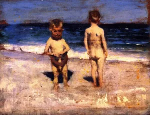 Two Boys on a Beach, Naples