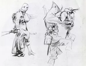 Two Studies for Soldiers of Gassed